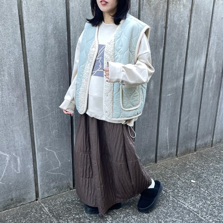 切替コクーンスカート | non-hedge  | 詳細画像18 