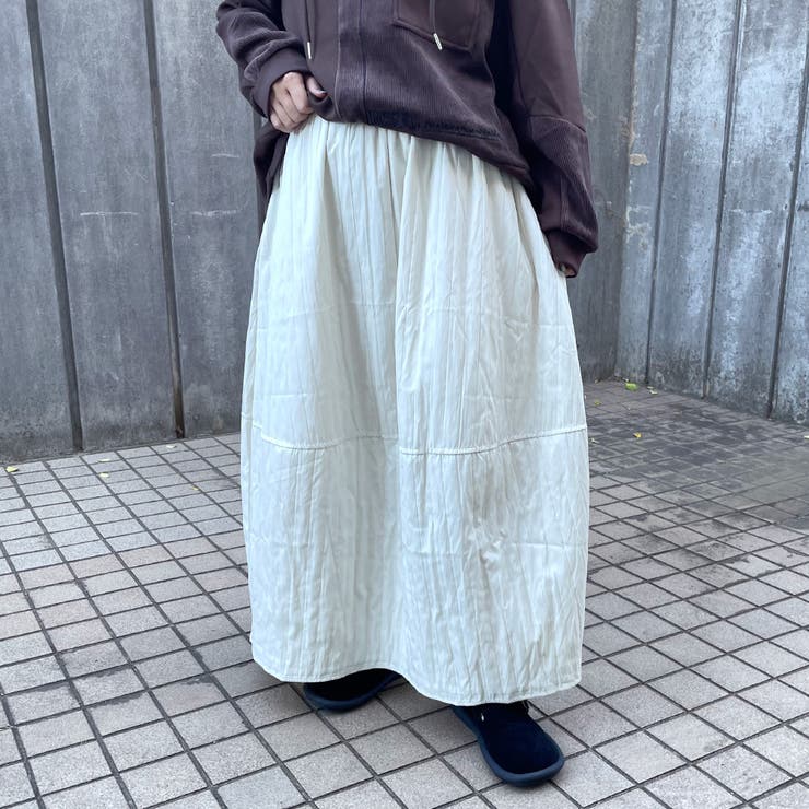 アイボリー | 切替コクーンスカート | non-hedge 