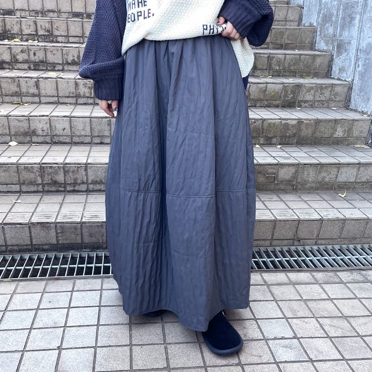 グレー | 切替コクーンスカート | non-hedge 