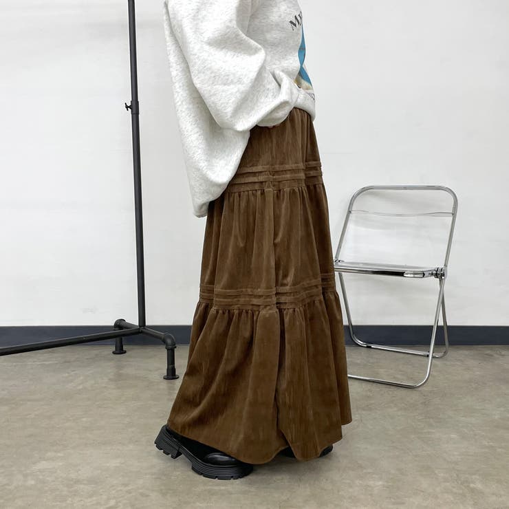 コーデュロイティアードスカート | non-hedge  | 詳細画像4 
