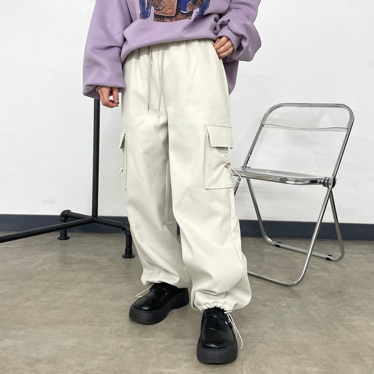 アイボリー | 暖カーゴパンツ | non-hedge 