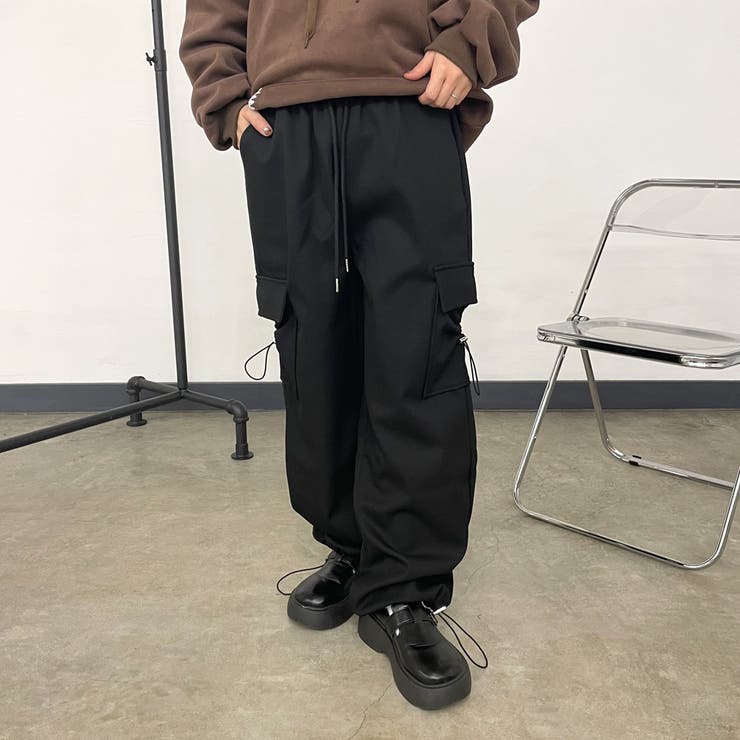 ブラック | 暖カーゴパンツ | non-hedge 