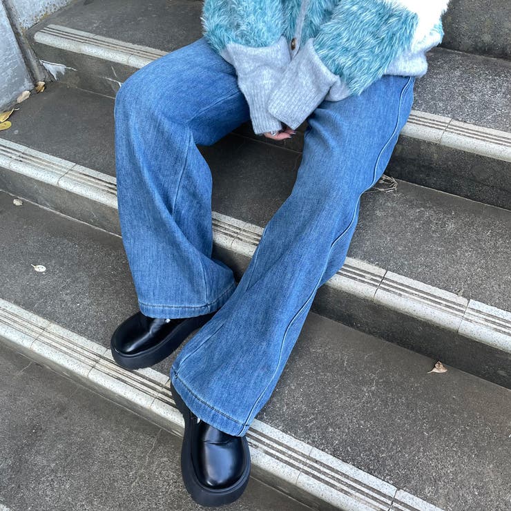 ブルー | 暖デニムパンツ | non-hedge 