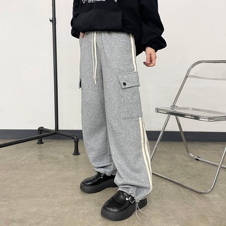 グレー | サイドラインカーゴパンツ | non-hedge 