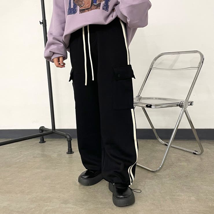 ブラック | サイドラインカーゴパンツ | non-hedge 