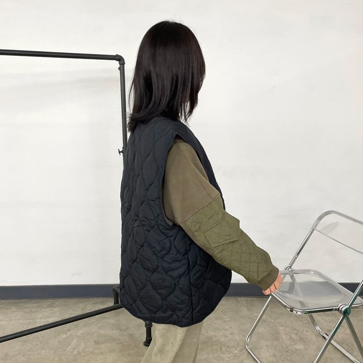 キルトZIPベスト | non-hedge  | 詳細画像13 