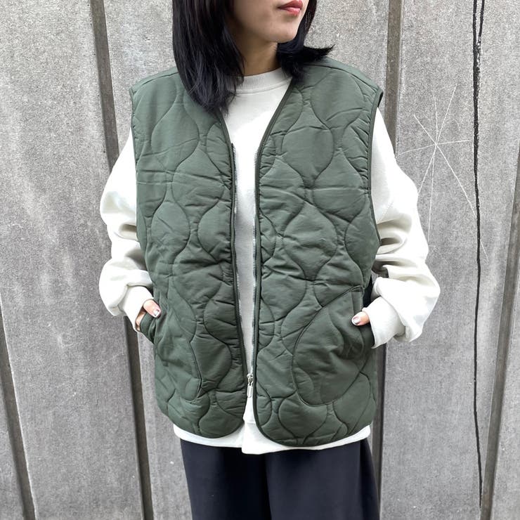 キルトZIPベスト | non-hedge  | 詳細画像4 