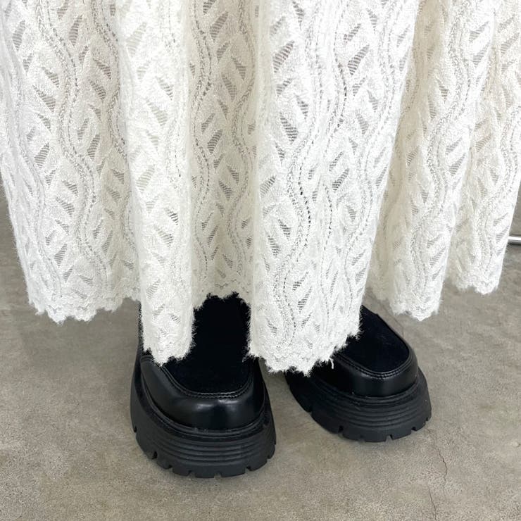 起毛レースティアードスカート | non-hedge  | 詳細画像11 