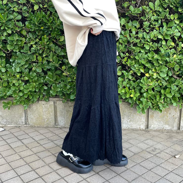 起毛レースティアードスカート | non-hedge  | 詳細画像20 