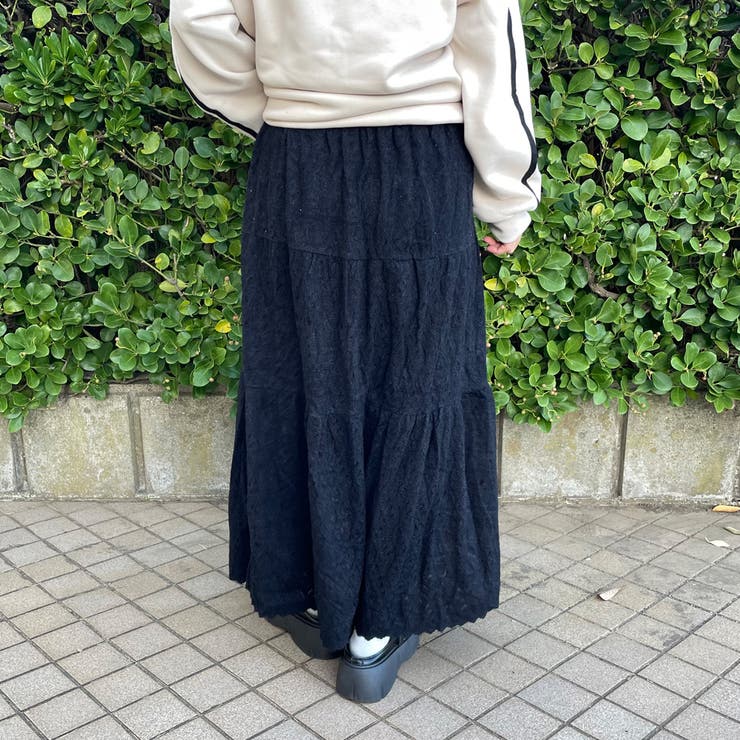 起毛レースティアードスカート | non-hedge  | 詳細画像21 