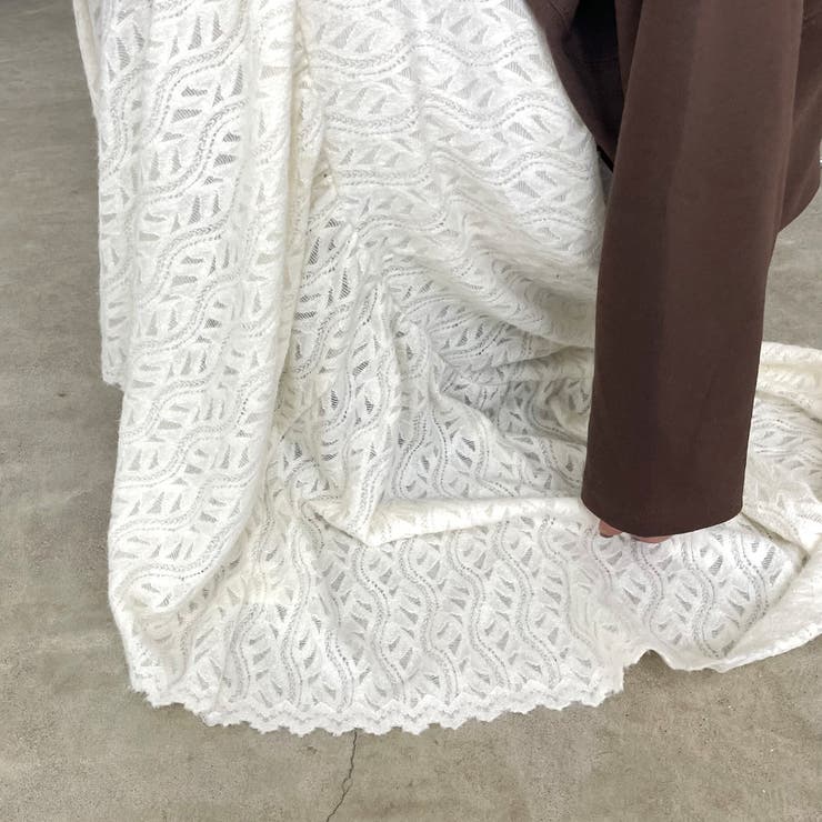 起毛レースティアードスカート | non-hedge  | 詳細画像2 