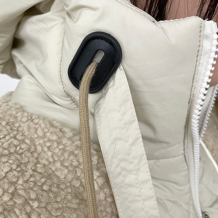 キルト切替ボアフードブルゾン | non-hedge  | 詳細画像22 