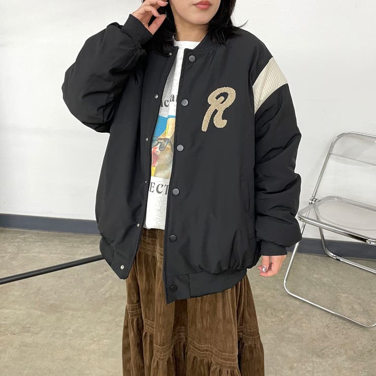 ニット切替バックロゴブルゾン | non-hedge  | 詳細画像1 