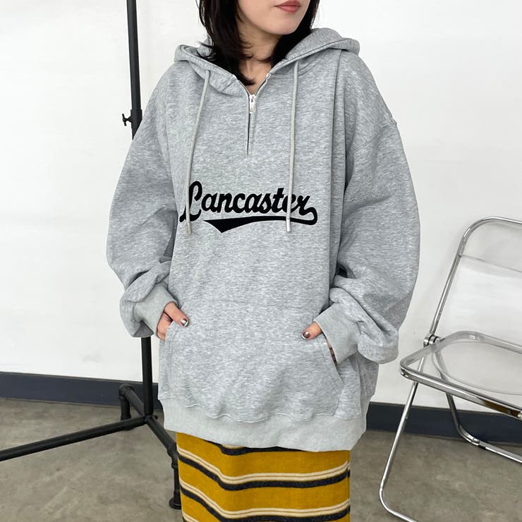 ハーフZIPロゴパーカー | non-hedge  | 詳細画像16 