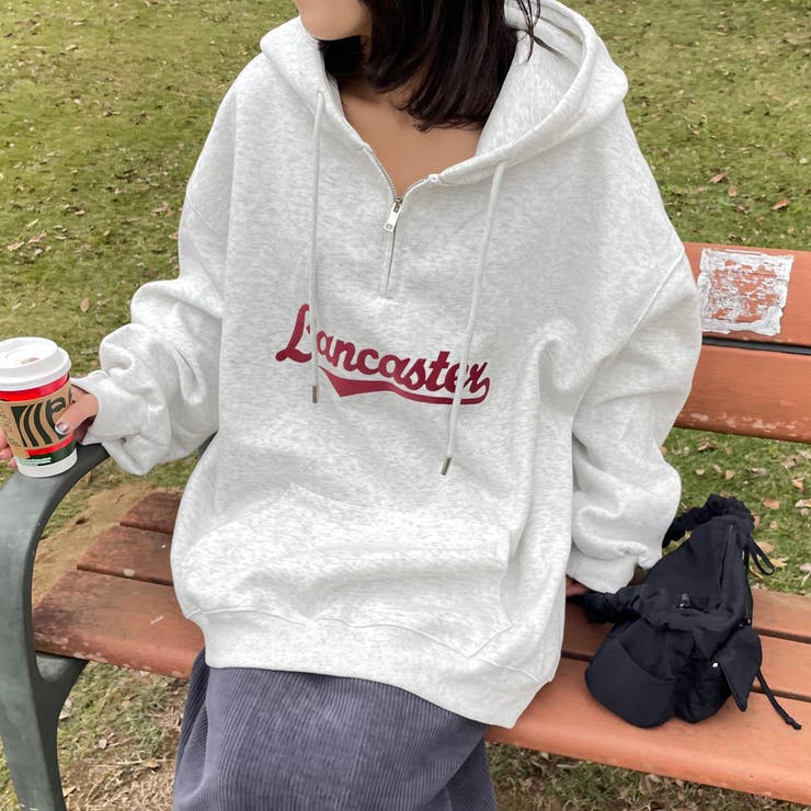 ハーフZIPロゴパーカー | non-hedge  | 詳細画像4 