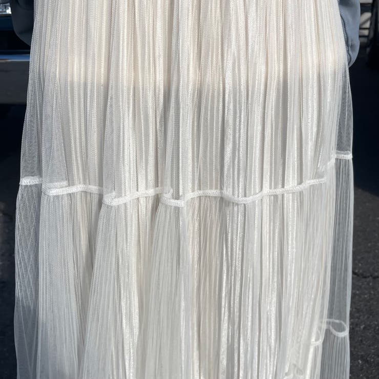 チュールラメプリーツスカート | non-hedge  | 詳細画像9 