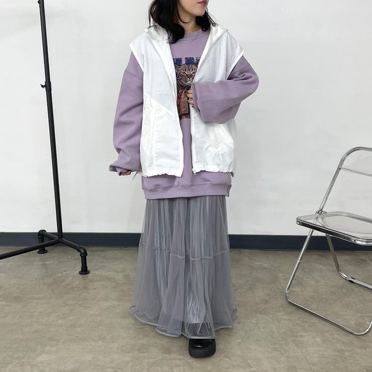 チュールラメプリーツスカート | non-hedge  | 詳細画像25 