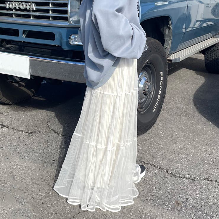 チュールラメプリーツスカート | non-hedge  | 詳細画像5 