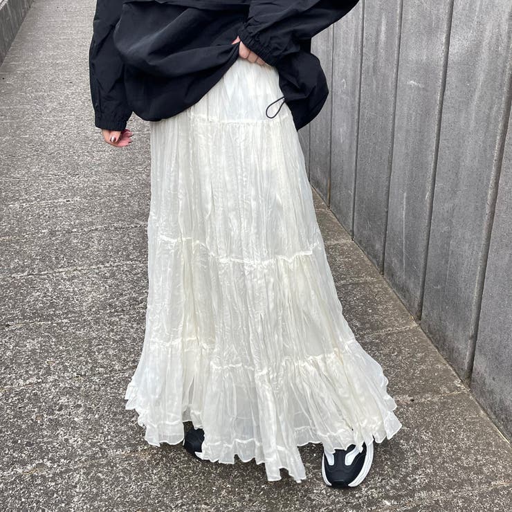 アイボリー | ティアードスカート | non-hedge 