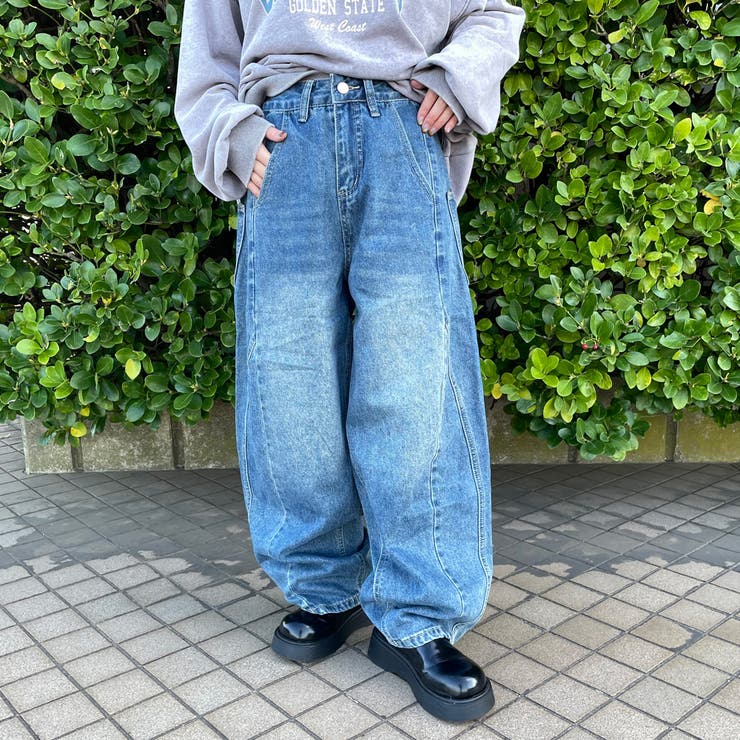 ブルー | デニムバレルパンツ | non-hedge 