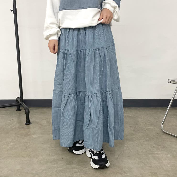 ヒッコリーティアードスカート | non-hedge  | 詳細画像10 