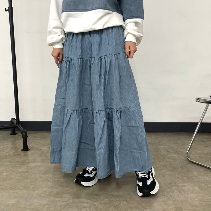 ヒッコリーティアードスカート | non-hedge  | 詳細画像12 