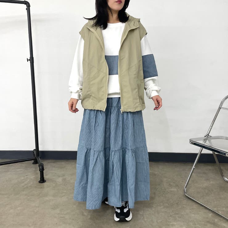 ヒッコリーティアードスカート | non-hedge  | 詳細画像19 