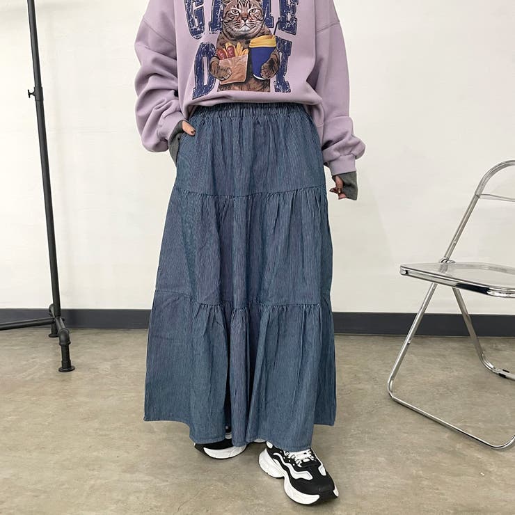 ヒッコリーティアードスカート | non-hedge  | 詳細画像2 