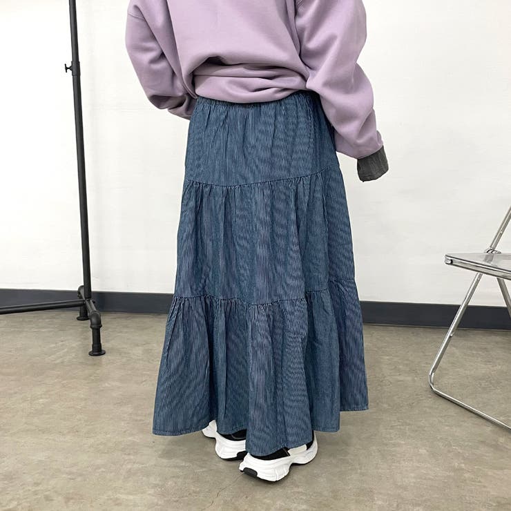 ヒッコリーティアードスカート | non-hedge  | 詳細画像7 