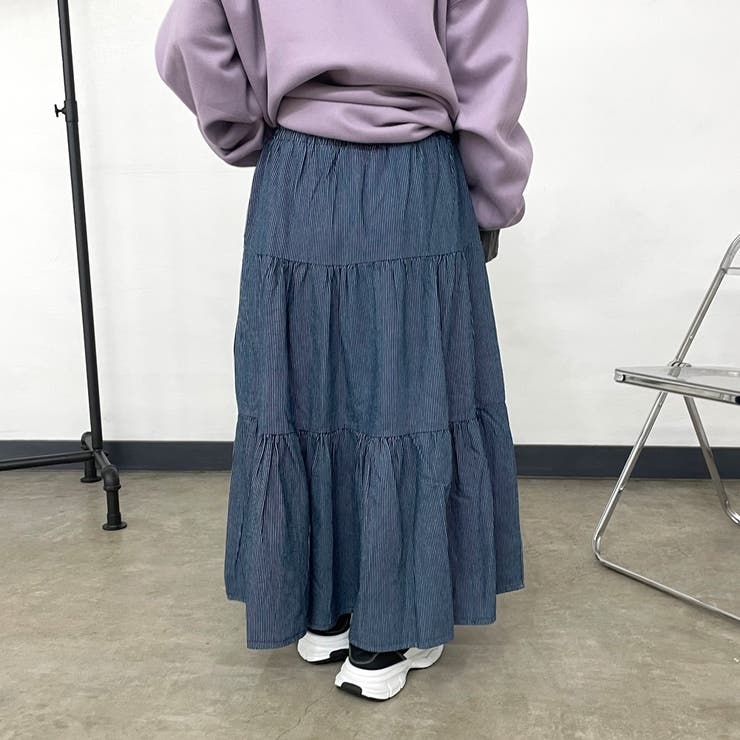 ヒッコリーティアードスカート | non-hedge  | 詳細画像8 