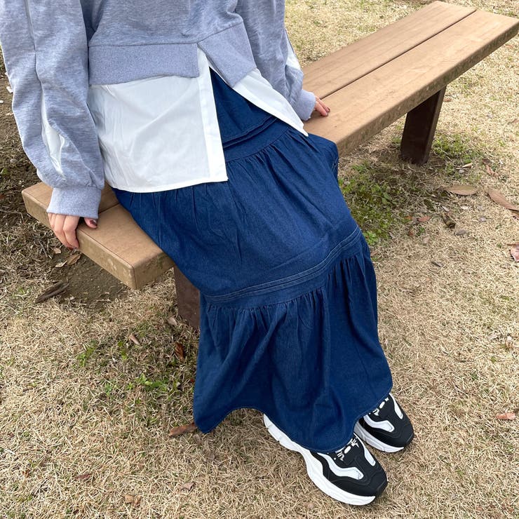 デニムティアードスカート | non-hedge  | 詳細画像13 