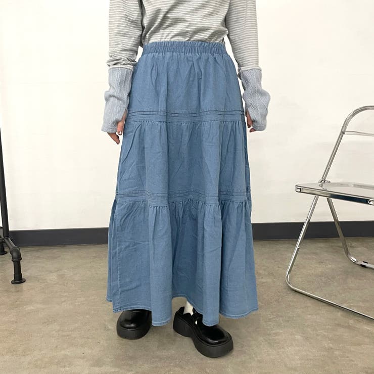 デニムティアードスカート | non-hedge  | 詳細画像24 