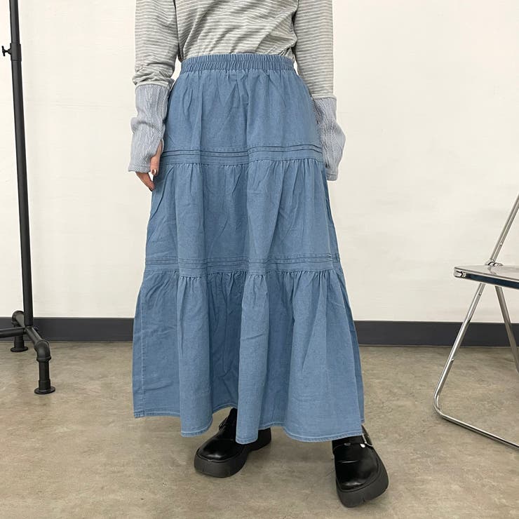 デニムティアードスカート | non-hedge  | 詳細画像25 