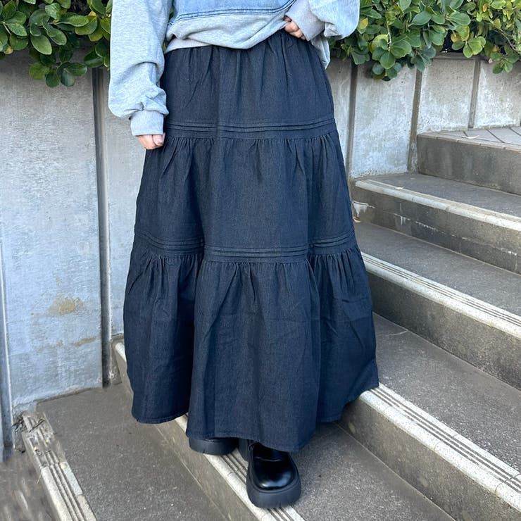 デニムティアードスカート | non-hedge  | 詳細画像4 