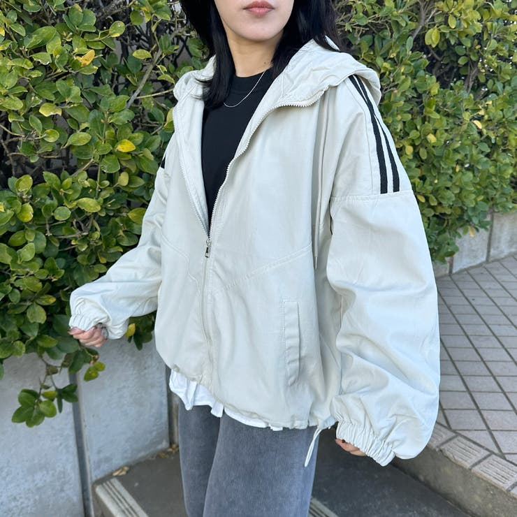 サイドラインフードブルゾン | non-hedge  | 詳細画像15 