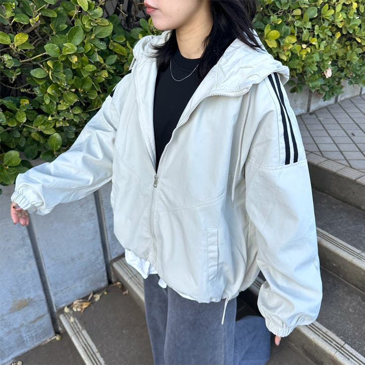 サイドラインフードブルゾン | non-hedge  | 詳細画像17 