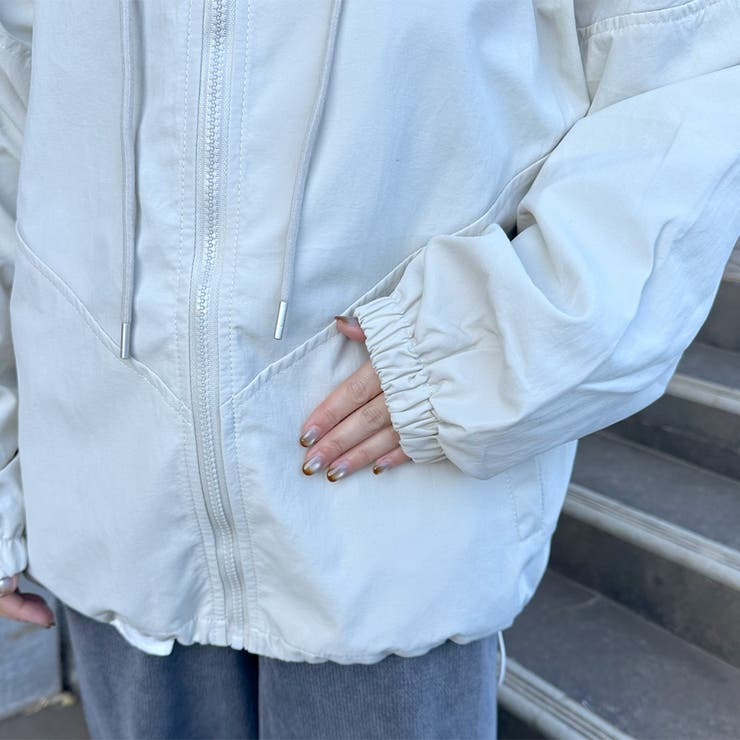 サイドラインフードブルゾン | non-hedge  | 詳細画像21 