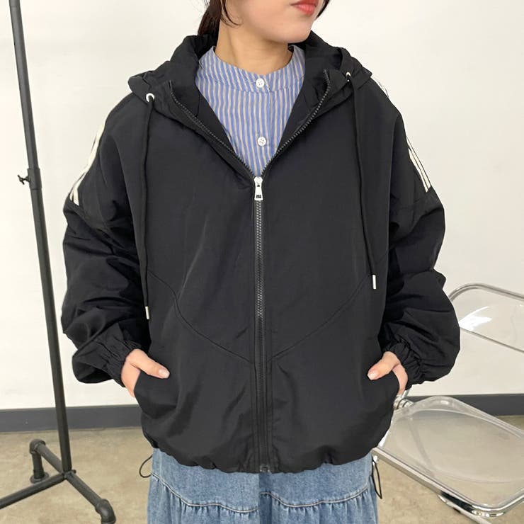 サイドラインフードブルゾン | non-hedge  | 詳細画像28 