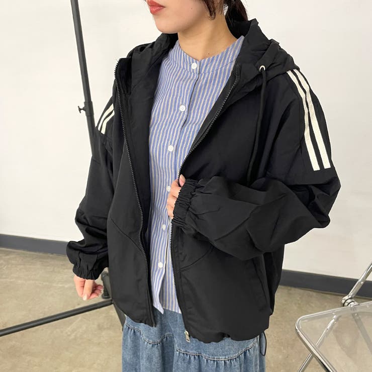 サイドラインフードブルゾン | non-hedge  | 詳細画像29 