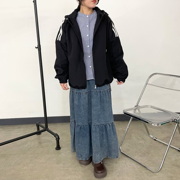 サイドラインフードブルゾン | non-hedge  | 詳細画像33 