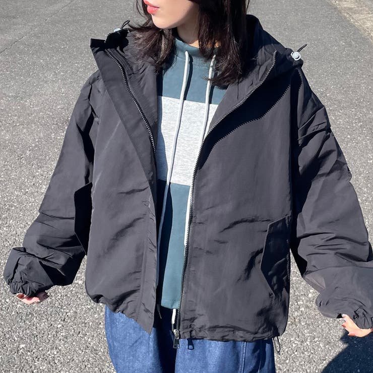 ブラック | 撥水マウンテンパーカー | non-hedge 