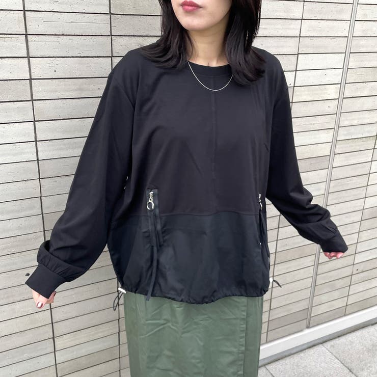 ブラック | 切替プルオーバー | non-hedge 