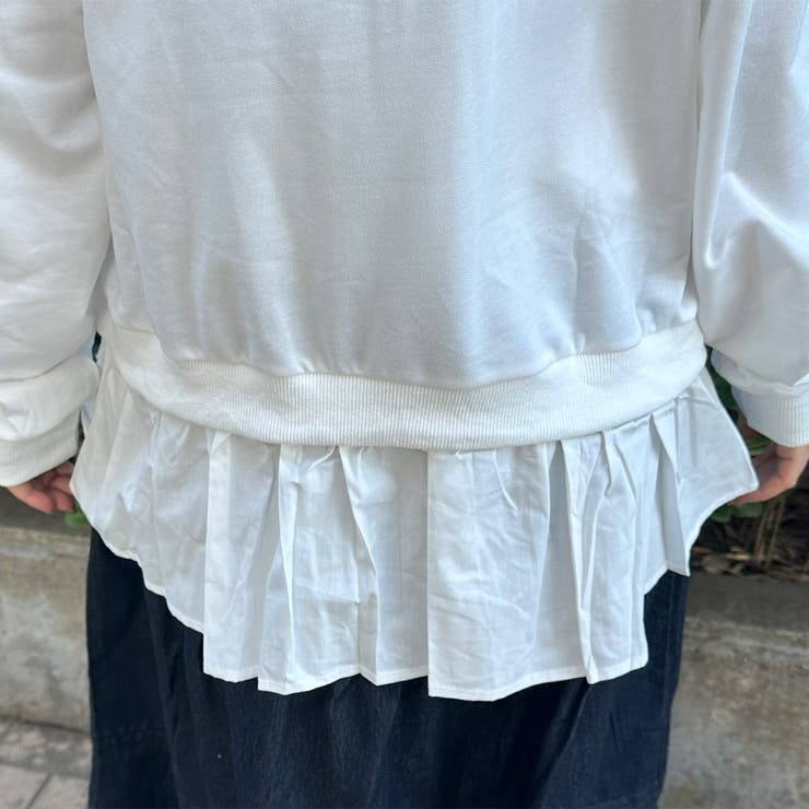 裏毛レイヤードプルオーバー | non-hedge  | 詳細画像17 