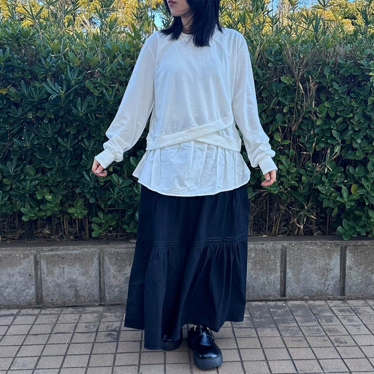 裏毛レイヤードプルオーバー | non-hedge  | 詳細画像21 