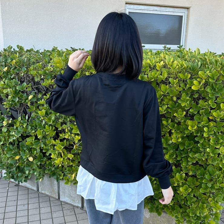 裏毛レイヤードプルオーバー | non-hedge  | 詳細画像27 