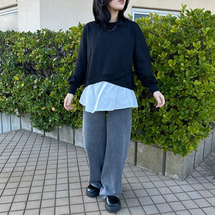 裏毛レイヤードプルオーバー | non-hedge  | 詳細画像28 