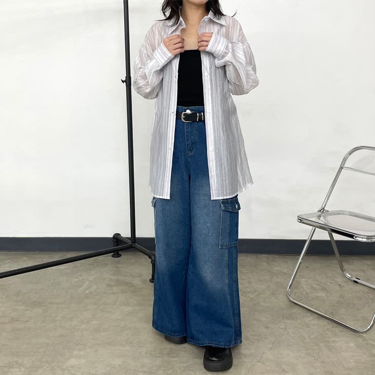 デニムカーゴパンツ | non-hedge  | 詳細画像17 