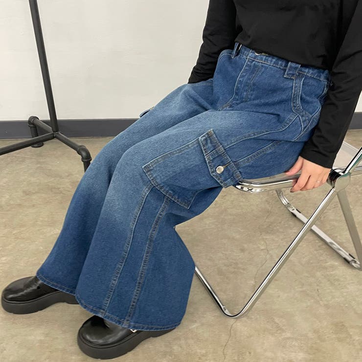 デニムカーゴパンツ | non-hedge  | 詳細画像1 