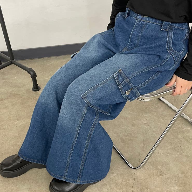 デニムカーゴパンツ | non-hedge  | 詳細画像2 