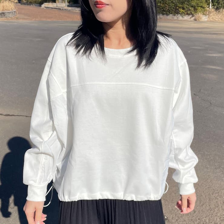 オフホワイト | 切替ドルマンプルオーバー | non-hedge 